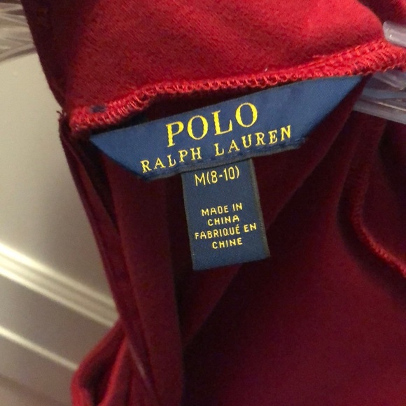 Girls’ POLO Ralph Lauren Red Dress - Picture 7 of 7